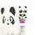Caderno Mini - Molin - Fantasy Panda + Caneta 4 Cores - Imagem 4