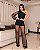 Conjunto Feminino Tule de lurex com Hot Pant Forro de Malha - Imagem 1
