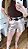 Short PU Courino Metalizado com Cinto - Imagem 3