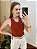 Blusa Regata Nadador Malha Ribana Canelada - Imagem 7
