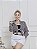 Camisa Feminina Social Listrada Outono Moderna - Imagem 4