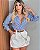 Camisa Feminina Social Listrada Outono Moderna - Imagem 10