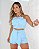 Conjunto Feminino Crepe Alfaiataria Tali Cropped Flor - Imagem 2