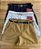 Short Feminino Alfaiataria Risca de Giz Com Cinto - Imagem 1