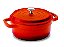 Caçarola Hercules Revestimento Ceramico Indução Laranja 2,4L 21,3X9CM - Imagem 1