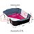Assadeira Trevessa Hercules Retangular Preta Antiaderente Ceramico 30X22cm 3,9L - Imagem 2
