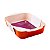 Kit Caçarolas Com Assadeira Hercules Antiaderente Ceramico Laranja Média PA9000 - Imagem 6