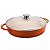 Kit Caçarolas Com Assadeira Hercules Antiaderente Ceramico Laranja Grande PA9000 - Imagem 5