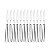 Kit 12 Facas de Mesa Churrasco Hercules Mykonos Aço Inox 4000-040 - Imagem 1