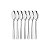 Kit 6 Colheres de Sobremesa Hercules Mykonos Aço Inox 4000-004 - Imagem 1