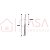 Kit 12 Facas de Sobremesa Hercules Mykonos Aço Inox 4000-006 - Imagem 4