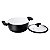Caçarola Hercules Redonda Antiaderente Ceramica Indução Preta 24x10 4,5L - Imagem 2