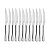 Kit 12 Facas de Mesa de Churrasco Hercules Olimpia Aço Inox 1555-040 - Imagem 1