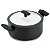 Caçarola Hercules Redonda Antiaderente Ceramica Indução Preta 22x9cm 3L - Imagem 1