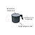 Fervedor Hercules Antiaderente Ceramica Soft Touch Cinza 14x11cm - Imagem 2