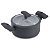 Caçarola Hercules Redonda Antiaderente Ceramica Indução Cinza 22x9cm 3L - Imagem 1