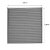 Persiana Off 25 Pvc 25Mm 120X130 Chumbo - Imagem 3