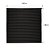 Persiana Off 25 Pvc 25Mm 140X130 Preta - Imagem 3