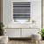 Persiana Zebra Rolo Dupla 140X160 Preta - Imagem 4