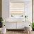 Persiana Zebra Rolo Dupla 120X160 Bege Linho - Imagem 4