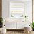 Persiana Zebra Rolo Dupla 160X160 Bege Linho - Imagem 4