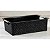 Kit Cestos Organizadores Niquelart 02 e 04 Rattan Preto - Imagem 5