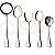 Faqueiro Hercules Aço Inox Croisé 101 Peças Com Estojo Gift Box - Imagem 8