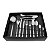 Faqueiro Hercules Inox Mykonos 101 Peças Com estojo Gift Box - Imagem 7