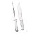 Kit Faca e Chaira Para Churrasco Masterline Mundial Branco - Imagem 2