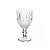 Taça de Água De Vidro Com Fio Dourado Greek Wollf 320Ml - Imagem 1