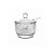 Açucareiro de Cristal com Colher Pearl Wolff 200ml - Imagem 2