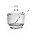 Açucareiro de Cristal com Colher Pearl Wolff 200ml - Imagem 3