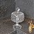 Potiche Decorativo de Cristal com Pé Louise Wolff 14cm x 23cm - Imagem 3