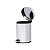 Kit 2 Lixeiras Mak Inox Aço Inox Com Pedal e Balde 12L + 5L - Imagem 3