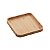 Bandeja de Bambu Square Lyor 17cm x 17cm x 1,5cm - Imagem 1