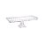 Travessa de Cristal Lyor com Pé Dragon 34cm x 15cm x 10,5cm - Imagem 1