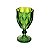 Taça de Água de Vidro Lyor Diamond Verde 350ml - Imagem 1