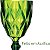 Taça de Água de Vidro Lyor Diamond Verde 350ml - Imagem 3