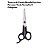 Tesoura de Cabelo Mundial Aço Inox Fio Laser Ponto Vermelho 5 Polegadas - Imagem 3