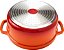 Kit Conjunto Caçarola Hercules Revestimento Ceramico Indução Laranja 3L + 4,3L + 6,8L + 3,5L - Imagem 5