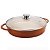 Kit Conjunto Caçarola e Assadeira Hercules Revestimento Ceramico Indução Laranja 3L + 4,3L + 6,8L + 3,5L - Imagem 6