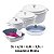 Kit Conjunto Caçarola e Assadeira Hercules Revestimento Ceramico Indução Branca 3L + 4,3L + 6,8L + 3,5L - Imagem 2
