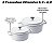 Kit Conjunto Caçarola Hercules Revestimento Ceramico Indução Branca 4,3L + 6,8L + Utensilios De Silicone - Imagem 4