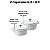 Kit Conjunto Caçarola Hercules Revestimento Ceramico Indução Branca 4,3L + 4,3L + Utensilios De Silicone - Imagem 2