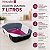 Assadeira Trevessa Hercules Retangular Preto Antiaderente Ceramico 40X26cm 7L - Imagem 3