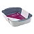 Assadeira Trevessa Hercules Retangular Branca Antiaderente Ceramico 40X26cm 7L - Imagem 1