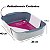 Assadeira Trevessa Hercules Retangular Branca Antiaderente Ceramico 40X26cm 7L - Imagem 2