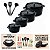Kit Conjunto Caçarola Hercules Revestimento Ceramico Indução Preto 1,4L + 2,4L + 4,3L + 6,8L + Utensilios De Silicone - Imagem 3