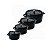 Kit Conjunto Caçarola Hercules Revestimento Ceramico Indução Preto 1,4L + 2,4L + 4,3L + 6,8L - Imagem 1