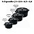 Kit Conjunto Caçarola Hercules Revestimento Ceramico Indução Preto 1,4L + 2,4L + 4,3L + 6,8L - Imagem 4